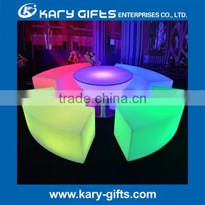Multi-color Garden LED Cube Seat Plastic Waterproof IP65 LED Light Cube thumbnail-3
