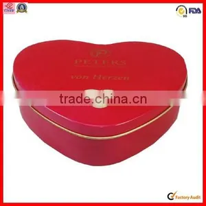 Red Heart Shape Wedding Gift Tin Boxes thumbnail-6