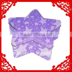 Empty Candy Star Tin Box thumbnail-1