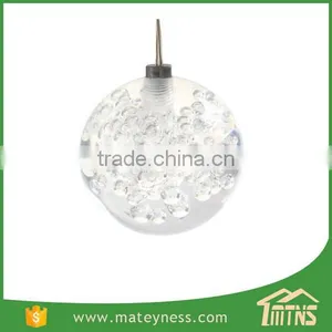 Outdoor Garden Solar Power Light Saturn Spiral Wind Spinner thumbnail-4