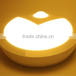 Energy Saving LED Light Eat Peas Human Body Induction Lamp Intelligent Light Sensing Creative Bedside Lamp Baby Night Lamp thumbnail-1