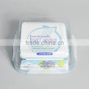 Competitive Price Stackable 3 Pieces Household Food Grade Microwave Plastic Container thumbnail-5