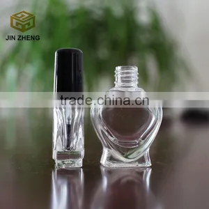 2015 Hot Selling Heart Shape 5ml 8ml Empty Nail Polish Glass Bottle thumbnail-3