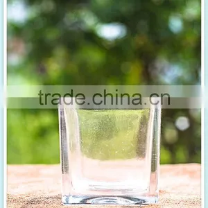 European Style Square Glass Candle Holders thumbnail-1