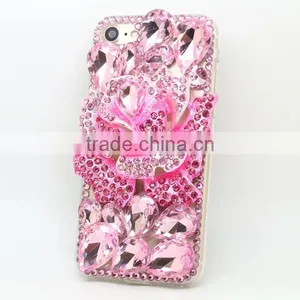pc + Tpu Phone Case Diamond Sticker Phone Shell for Iphone 7 thumbnail-2