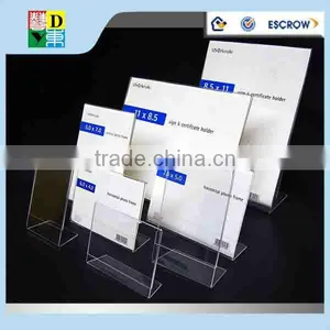 Hot Sale of Acrylic Desk Sign Holder From China Supplier thumbnail-1