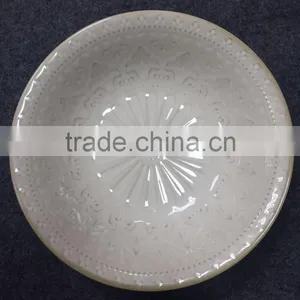 Embossment Ceramic Soup Bowls and Plates thumbnail-1