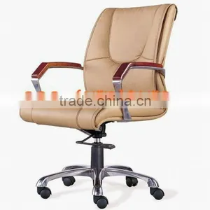 Leather Cushion Plywood Chair thumbnail-1