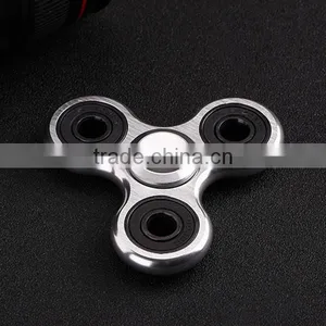 2017 New Tri-Spinner Fidget Toy Alloy EDC Sensory Fidget Spinner For Tip of the Finger Gyro thumbnail-3
