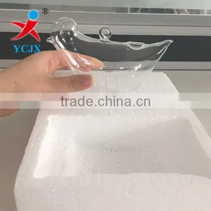Hand Made Hanging Clear Glass Bird Vase thumbnail-1