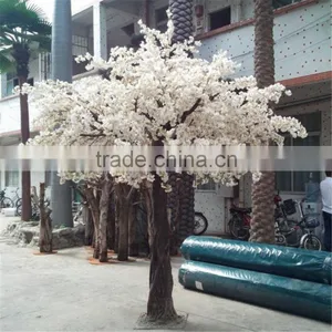 SJ201710221 Artificial Plastic Silk Cherry Blossom Lighted Tree for Indoor or Outdoor thumbnail-1