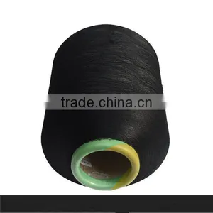 Nylon Spandex Covered Yarn 7070 Black SCY thumbnail-3
