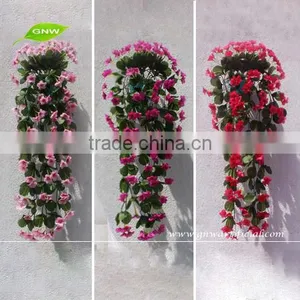 GNW FLV06 Artificial Flower Wreath Wisteria Tree Decorative for Festive Ornament thumbnail-1