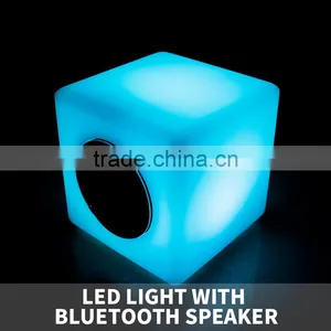 Wireless Bluetooth Speaker With Led Light/ Mini Portable Bluetooth Speaker/ Cube Bluetooth Speaker Table Lamp thumbnail-5