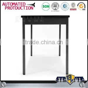 White Color Cheap Modern Wood Metal Library Reading Tables thumbnail-3