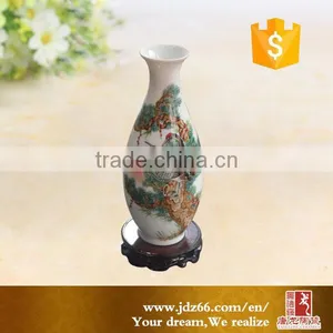 High Quality Chinese Ceramic Porcelain Decoration Flower Tall Vase for Home Decor Interior thumbnail-4
