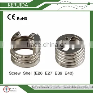 E40 E39 E27 E26 Copper Brass Aluminum Screwshell / Electrical Table Lamp Holder Parts Fittings thumbnail-1