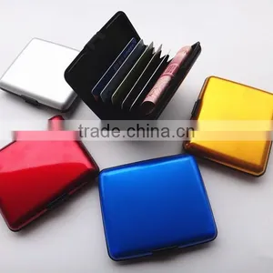 RFID Security Square Aluminum Wallet/Credit Card&Cash Holder thumbnail-2