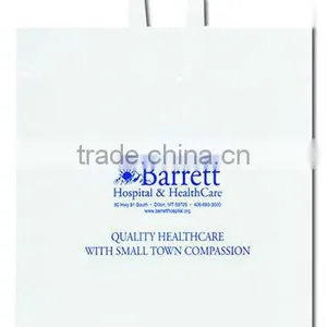 High Quality Clip Close Hard Rigid Handle Plastic Bag for Shopping thumbnail-2
