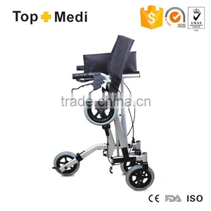 Topmedi Lightweight Aluminum Folding Rollator Walker thumbnail-6