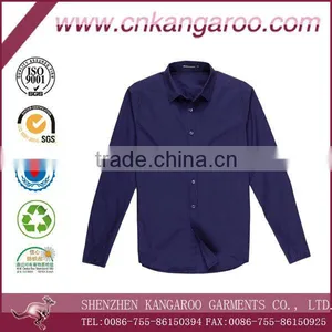Men's 100% Cotton Poplin Shirt With Long Sleeve thumbnail-1