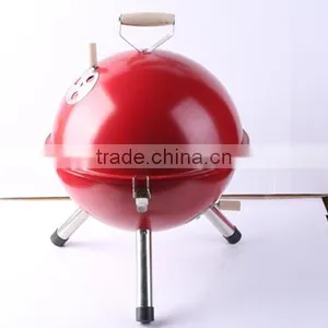 Small Portable 12" Inch Kettle BBQ Grill thumbnail-1
