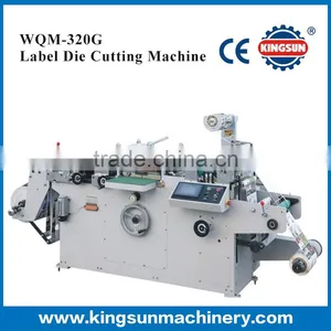 WQM-320G Series Flat Bed Automatic Label Die Cutting Machine thumbnail-1