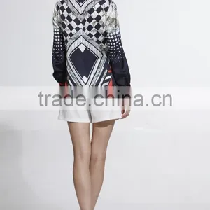 Women's Classic Semi-Sheer Plaid Shirt thumbnail-3