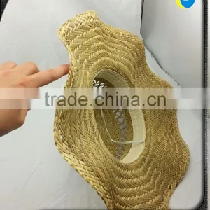 Hand Make Frowers Straw Hat/JAZZ Straw Hat thumbnail-3