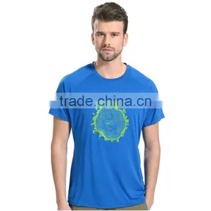 100% Polyester Running t Shirt Fitness Gym Fit t Shirt Quick Dry Men t Shirt thumbnail-2