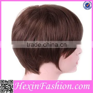Lover-beauty Short Cheap Brown Hairpiece Wholesale thumbnail-3