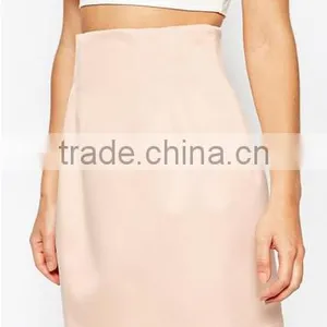 High Waist Pleat Structured Lantern Thick Skirt thumbnail-3