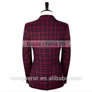 Grid Window Pane Man Suit.BSPL0627 thumbnail-3