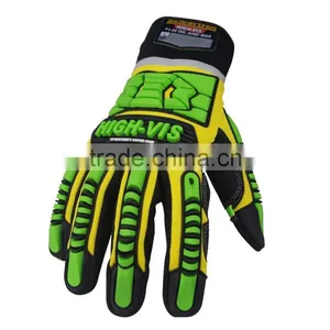 CE 4131 Touch Screen Work Gloves, Silicone Printing Ultimate Grip Gloves, Shock Absorption Mining Gloves, thumbnail-2