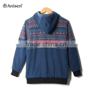 Oem Factory Wholesale Women Printing Fleece Jacket thumbnail-2