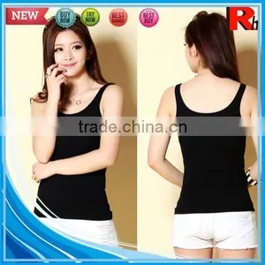 China Fitness Cheap Plain Tops Women Wholesale Bodybuilding Stringer Tank Top thumbnail-5