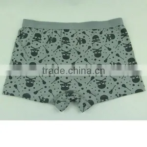 Custom Elastic Waistband Underwear Teen Sexy Boys Cotton Boxer thumbnail-3