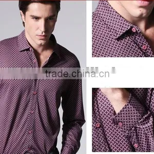 2012 Fashion Design Non-iron Business Trendy Mens Shirts thumbnail-1