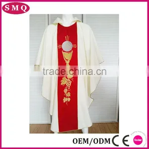 Church Hot Sale Everyday Chasuble Cup Velvet Embroidery Vestment thumbnail-1