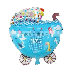 Party Supplies Party Decorations Baby Carriage Multicolor Clothes Pattern Baby Shower Decoration Aluminium Foil Balloon thumbnail-1