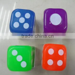 TPR LED Colorful Fidget Dice Shape High Bouncing Ball Custom Design thumbnail-1