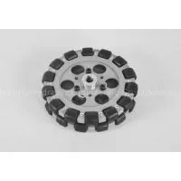 152.4mm Aluminum Double Omni Wheel QL-15 thumbnail-1