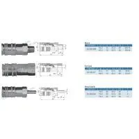ZJ-320 Carbon Steel European Standard Single Shut-off Pneumatic Quick Couplings thumbnail-2