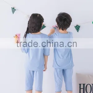 Wholesale Childrens Pajamas Summer Kinds Sleepwear Latest 100%cotton Kids Pajamas thumbnail-5