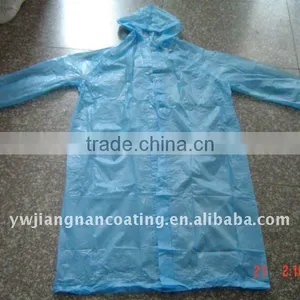 100%waterproof,breathable,pvc Rain Coat /raincoat thumbnail-1