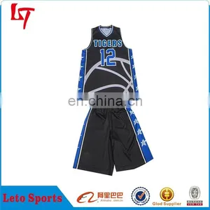 OEM Fashionable Sublimation Basketball Jersey Uniform Design thumbnail-1