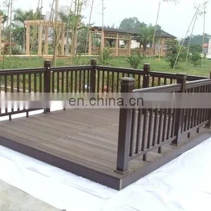 2016 Popular Outside Eco-friendly Waterproof WPC Fence Wood Plastic Composite thumbnail-1