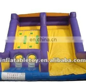 2011 Hot Selling Inflatable Children Climbing Wall With Slide thumbnail-1