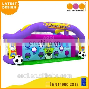 2015 AOQI Latest Design Outdoor Inflatable Football Shootout Game for Adults for Sale thumbnail-1