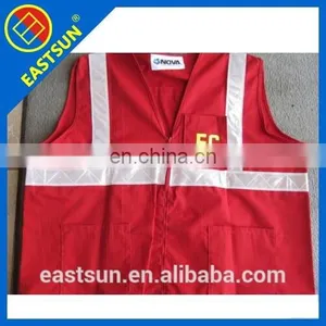 New Design Low Price Manufacture 120g Polyester Traffic Safety Vest /Reflective Safety Vest thumbnail-1